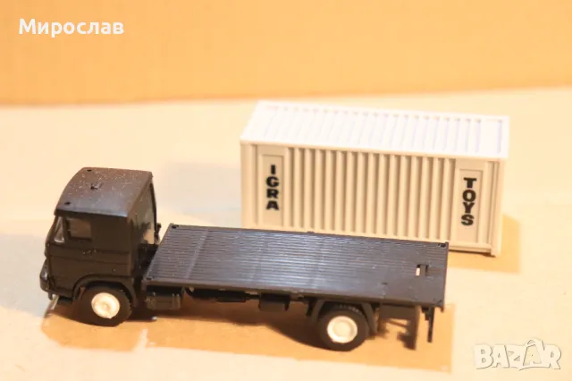 IGRA 1:87 H0 LIAZ SKODA КОНТЕЙНЕР КАМИОН ТИР ИГРАЧКА МОДЕЛ, снимка 7 - Колекции - 49742772