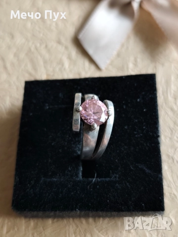 Сребърен пръстен (281), снимка 2 - Пръстени - 52278022