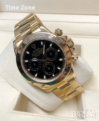 Rolex Cosmograph Daytona 40mm Yellow Gold Black Dial Automatic Различни Варианти, снимка 3 - Мъжки - 54047435