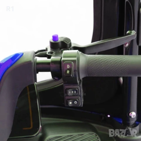 Електрическа триколка с покрив - Синя, снимка 9 - Мотоциклети и мототехника - 51339378