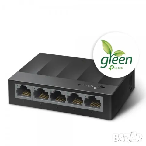 TP-Link Switch 5-Port LS1005G 1000Mbps, снимка 3 - Суичове - 47359256