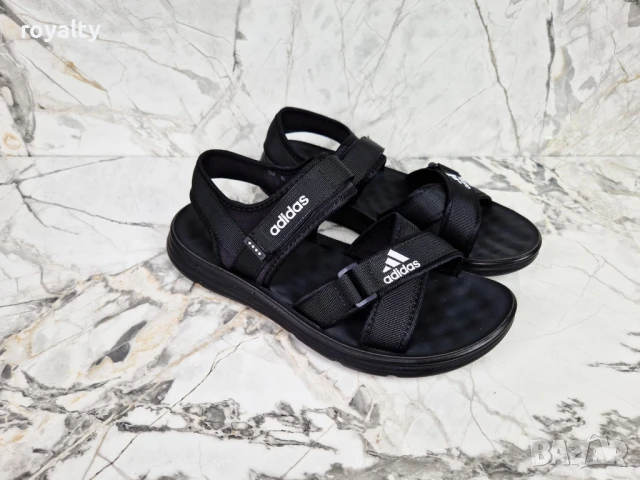 Adidas черни мъжки сандали , снимка 4 - Мъжки сандали - 50947142