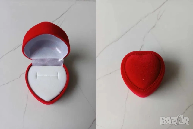 Сребърен пръстен с цирконий сърце, НОВ, размер 6, размер 7, снимка 12 - Пръстени - 51502714