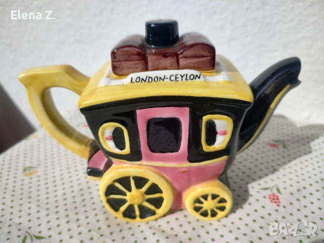 Ретро чайник - стара карета Bob Hersey Coach and Pour, снимка 4 - Други - 53570473