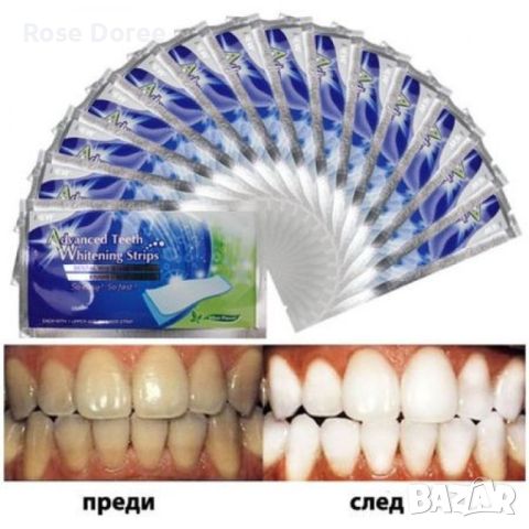 Избелващи ленти за зъби Advanced Teeth Whitening Strips, снимка 2 - Други - 45159449