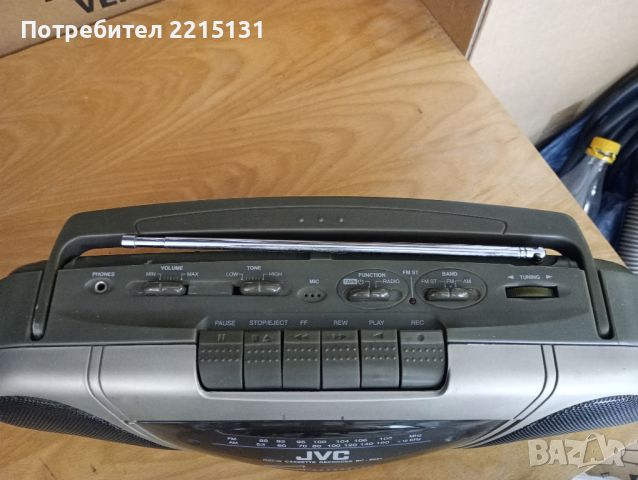 JVC радиокасетофон, снимка 3 - Радиокасетофони, транзистори - 46162509