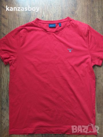 gant - страхотна мъжка тениска КАТО НОВА Л, снимка 4 - Тениски - 45512809