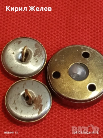 Три копчета от военна униформа редки за КОЛЕКЦИЯ ДЕКОРАЦИЯ 51955, снимка 8 - Колекции - 53365911