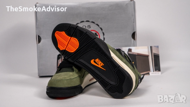 Маратонки Nike Air Jordan 4 Retro x UNDEFEATED, снимка 3 - Маратонки - 52436831