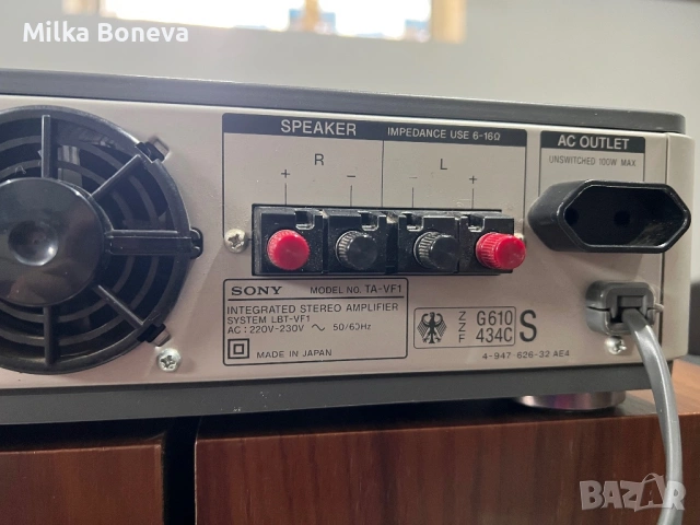 SONY TC-VF1, снимка 9 - Ресийвъри, усилватели, смесителни пултове - 53485170