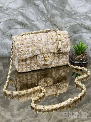 чанти тип букле  chanel flap 1.75 bag 20x13см, снимка 11 - Чанти - 50406027