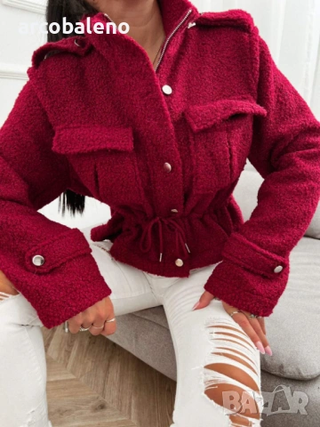 Дамско късо преходно яке, 7цвята , снимка 7 - Якета - 53102403