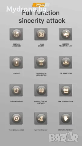 Дрон Phantom Dual camera с множество функции, снимка 4 - Дронове и аксесоари - 47084794