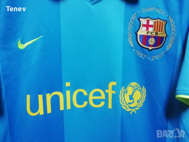 Barcelona #19 Lionel Messi 2007/2008 Nike оригинална тениска фланелка Меси Барселона , снимка 5 - Тениски - 49015259