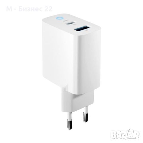 Зарядно TC-06-45AC GaN PD QC 1xUSB-C axUSB 45W, бяло - Forever, снимка 4 - Друга електроника - 45401312