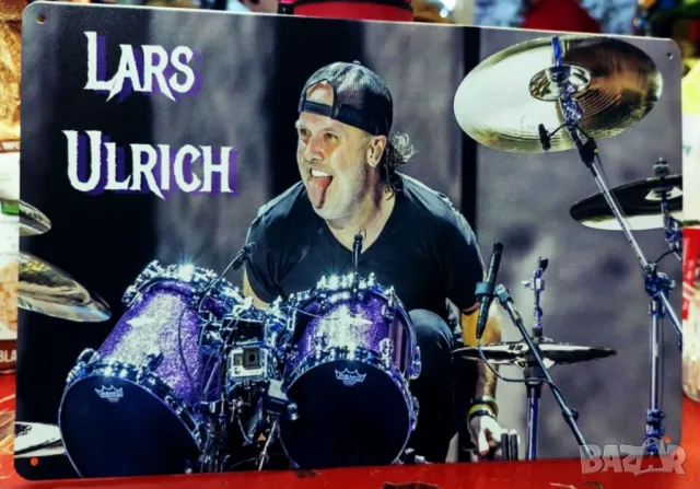 Lars Ulrich-метална табела(плакет)