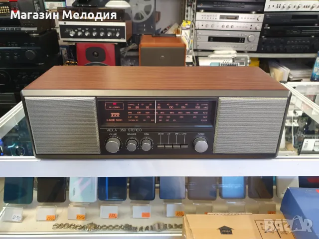 Радио ITT Viola 350 Stereo В отлично техническо и визуално състояние., снимка 2 - Радиокасетофони, транзистори - 48441112