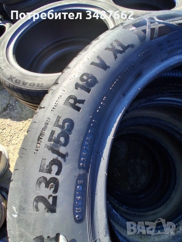 235 55 18 Континентал 4броя летни дот 2020г , снимка 7 - Гуми и джанти - 53748439
