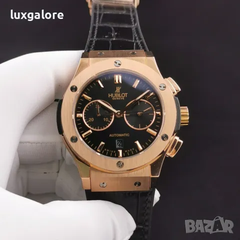 Мъжки часовник Hublot Classic Fusion Chronograph с автоматичен механизъм, снимка 2 - Мъжки - 48329880