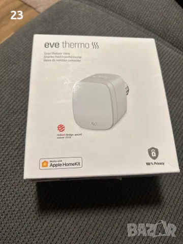 Смарт Термоглава Eve Thermo Smart LED Display - Homekit / Google Home, снимка 6 - Друга електроника - 48770785