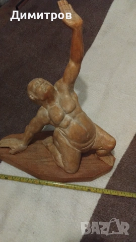 Авторска  испанска скулптура, снимка 3 - Антикварни и старинни предмети - 53774287
