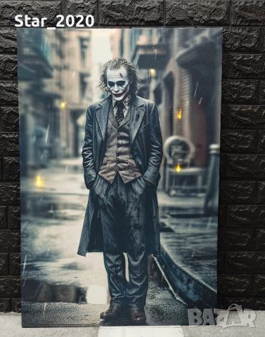 Светеща картина с LED осветление - Joker 66, снимка 2 - Картини - 45967894