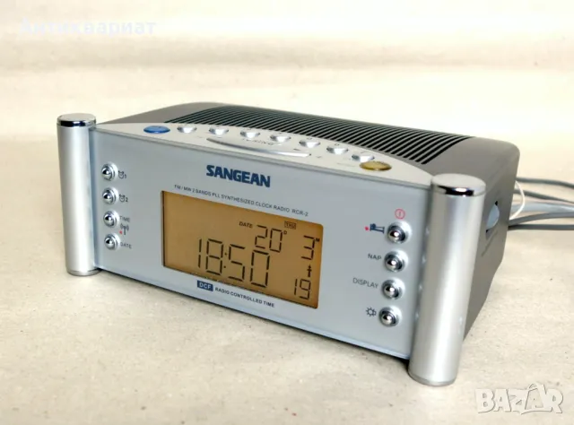 Sangean RCR-2 AM/FM Atomic Clock Radio, снимка 3 - Радиокасетофони, транзистори - 49578248