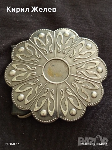 КАТАРАМА за КОЛАН КРАСИВА ОРНАМЕНТИКА СРЕБРИСТ ЦВЯТ 17025