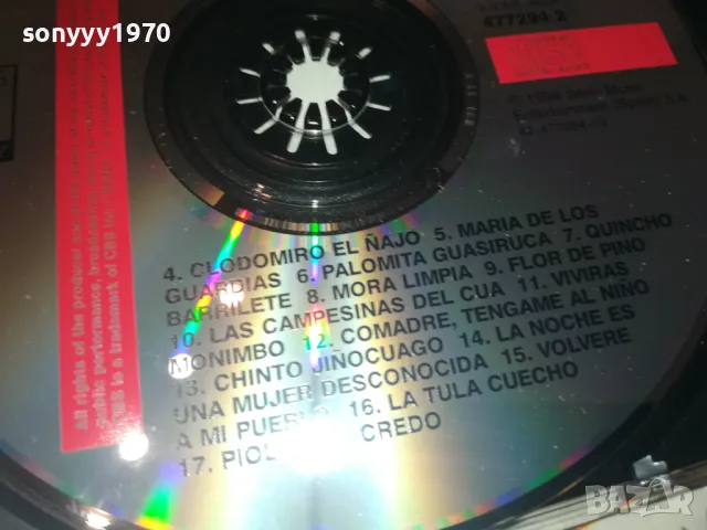 CARLOS MEDJIA GODOY SONY ORIGINAL CD  0209241033, снимка 13 - CD дискове - 47101561