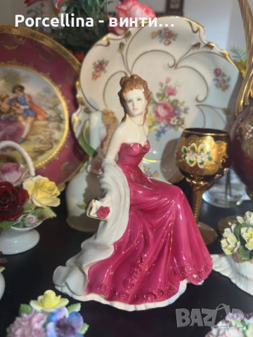 Royal Worcester England  1996  "Ruby Wedding Anniversary" блестяща красота от лимитираната колекция