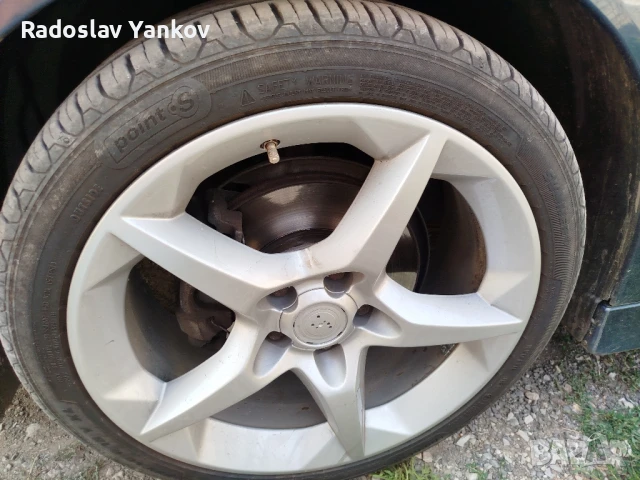 Джанти за Опел Астра 18 цола топ състояние със почтжи нови гуми 
