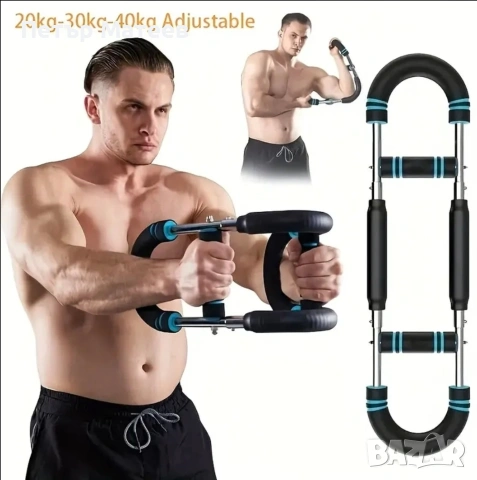Регулируем Arm Twister тренажор за гърди, бицепс, трицепс и предмишниц, снимка 5 - Фитнес уреди - 53845443