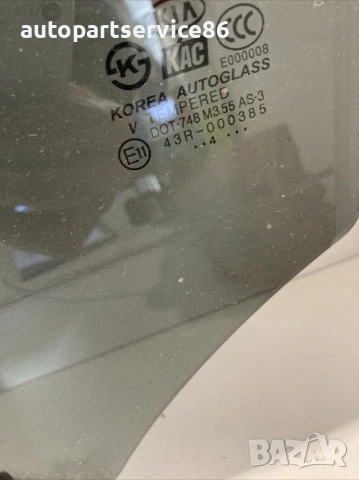 Задно ляво стъкло прозорец за врата за KIA Sportage 2.7 (2007), снимка 2 - Части - 53371903