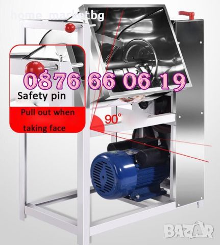 Електрическа бъркалка за кайма 30 кг, бъркалка за месо и тесто, снимка 2 - Други машини и части - 45080915