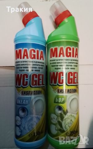 WC гел белина Magia Магия 750мл., снимка 1 - Препарати за почистване - 45824158
