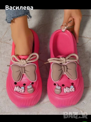 кроксове с пандела , снимка 6 - Чехли - 53823955