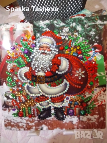 Коледни диамантени картички 