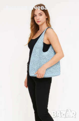 Стилна дамска чанта с вътрешен несесер , снимка 3 - Чанти - 50724523