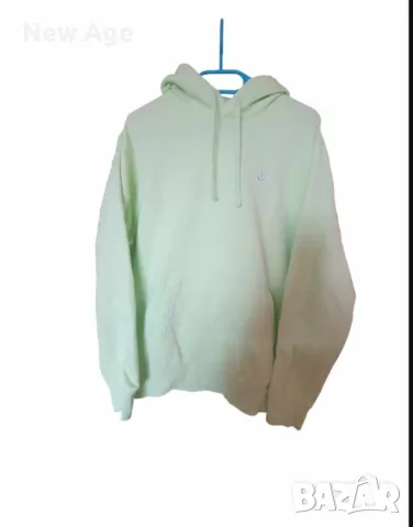 hoody Nike р. М - Оригинал - електриково зелено, снимка 1 - Суичъри - 49034346