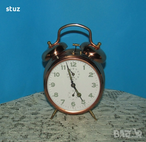 Немски механичен будилник, снимка 1