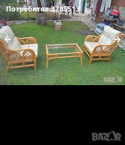 Комплект маса и фотьойли