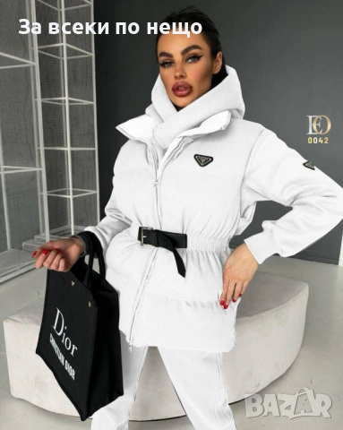 Prada амски Спортен Комплект С 3 Части🔝Дамски Спортен Екип Код SK500, снимка 3 - Спортни екипи - 53039296