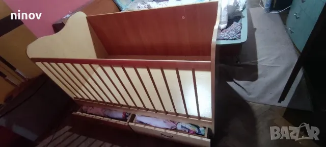 Дечко легло с шкафове , снимка 6 - Бебешки легла и матраци - 50411346