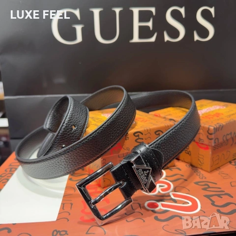 GUESS 💎 Естествена Кожа , снимка 6 - Колани - 53863649