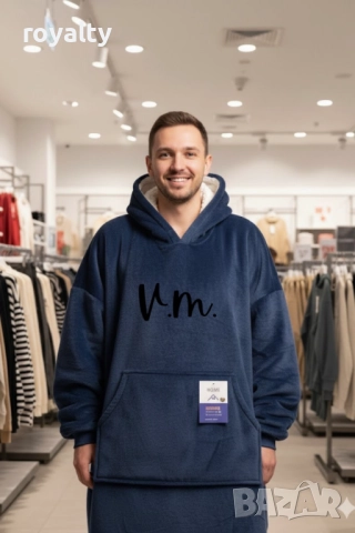 🧣 Дебело зимно одеяло с ръкави и качулка TOP QUALITY HOME SWEET, снимка 17 - Други стоки за дома - 52266316