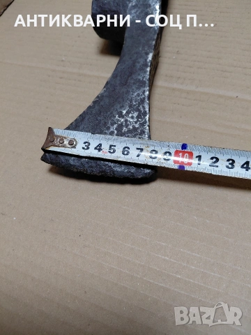 Соц Стара Ръчно Кована Голяма Киркобрадва 2.300кг. НОМЕР 886., снимка 18 - Антикварни и старинни предмети - 54101980