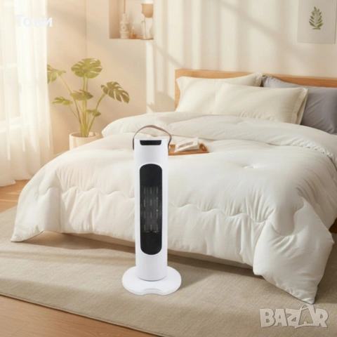 Вентилаторна печка 2 в 1 за бързо и равномерно отопление + целогодишен олекотен юрган за спокоен сън, снимка 5 - Спално бельо - 53422763