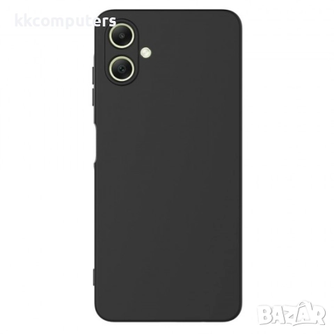 Силиконов кейс bSmart Silicone Soft Cover, За Samsung Galaxy A07, Черен и Протектор