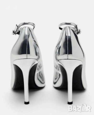 👡 Обувки на ток на Zara , снимка 3 - Дамски обувки на ток - 53799301