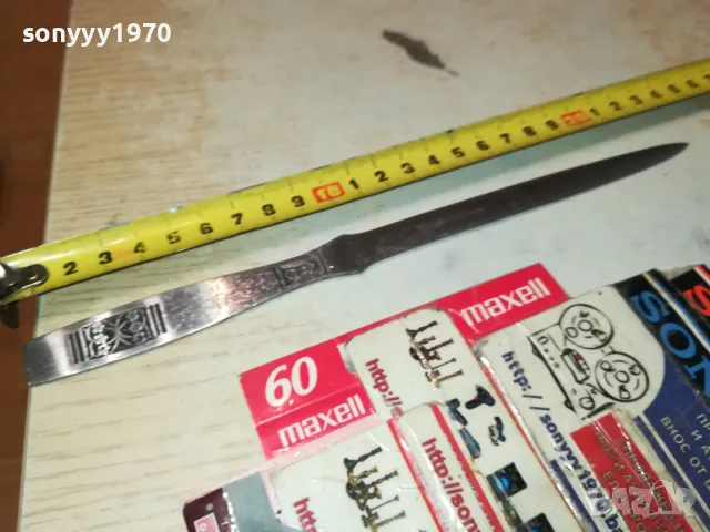 JAPAN-ЯПОНСКИ НОЖ ЗА КОЛЕКЦИЯ ДЕКОР 1205252006, снимка 10 - Антикварни и старинни предмети - 50259005